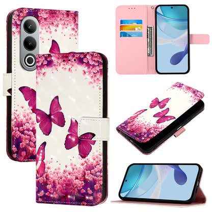 OnePlus Nord CE4 Leather Flip Phone Case with 3D Painted Design, Card Holder, Wallet & Stand Function - Durable Protection & Easy Access