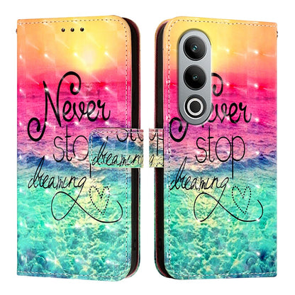 OnePlus Nord CE4 Leather Flip Phone Case with 3D Painted Design, Card Holder, Wallet & Stand Function - Durable Protection & Easy Access