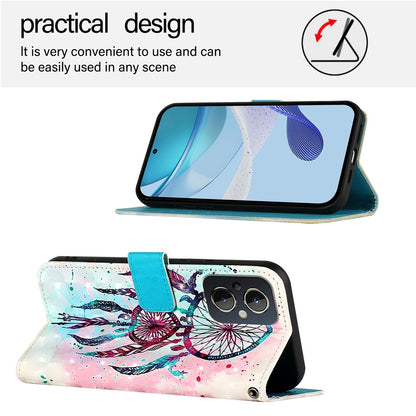OnePlus Nord N20 5G Leather Flip Phone Case with 3D Painted Design, Card Holder, Wallet & Stand Function - Durable Protection & Easy Access