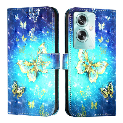 OnePlus Nord N30 SE Leather Flip Phone Case with 3D Painted Design, Card Holder, Wallet & Stand Function - Durable Protection & Easy Access