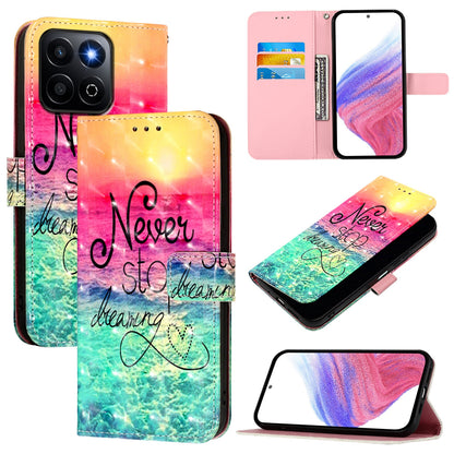 Honor 200 Smart 5G Global Leather Flip Phone Case with 3D Painted Design, Card Holder, Wallet & Stand Function - Durable Protection & Easy Access