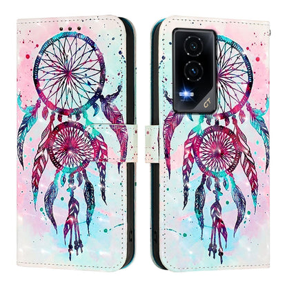 Honor GT Leather Flip Phone Case with 3D Painted Design, Card Holder, Wallet & Stand Function - Durable Protection & Easy Access
