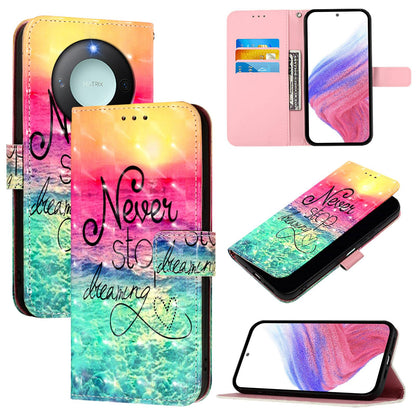 Honor X9C Smart 5G Leather Flip Phone Case with 3D Painted Design, Card Holder, Wallet & Stand Function - Durable Protection & Easy Access