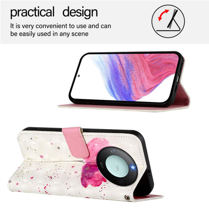 Honor X9C Smart 5G Leather Flip Phone Case with 3D Painted Design, Card Holder, Wallet & Stand Function - Durable Protection & Easy Access