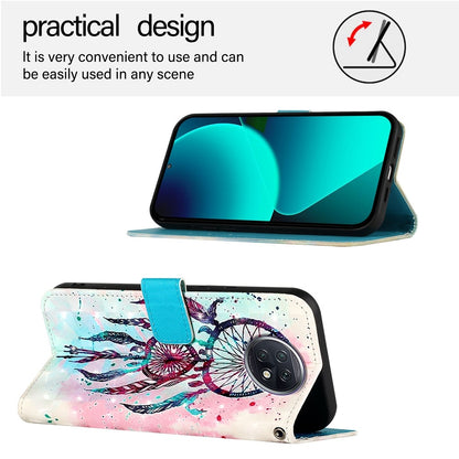 Redmi Note 9T Global Leather Flip Phone Case with 3D Painted Design, Card Holder, Wallet & Stand Function - Durable Protection & Easy Access