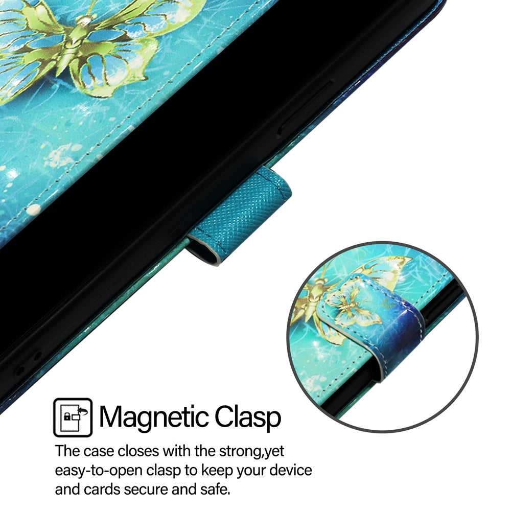 For Xiaomi 12 Lite Leather Flip Phone Case with 3D Painted Design, Card Holder, Wallet & Stand Function - Durable Protection & Easy Access