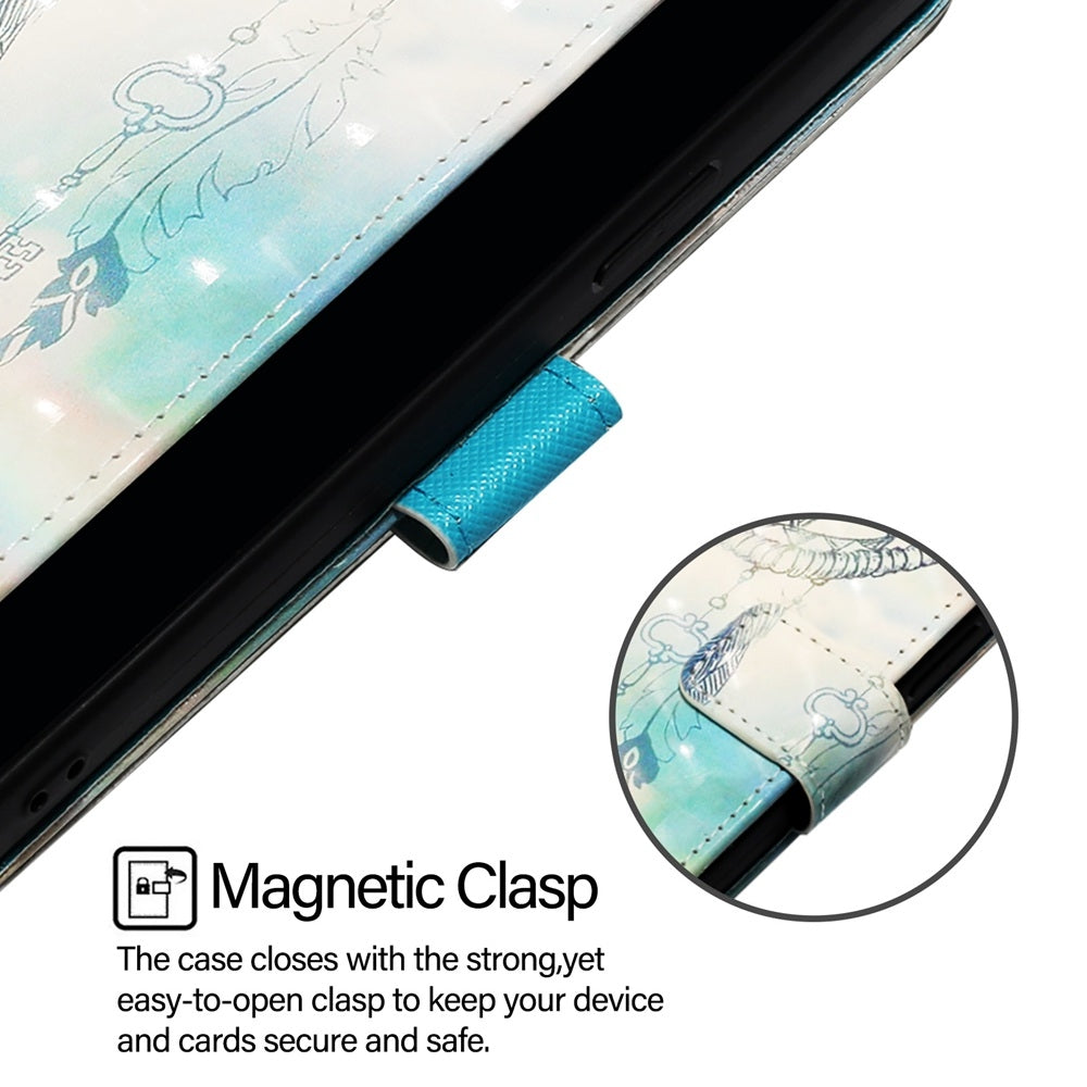 For Xiaomi 12 Lite Leather Flip Phone Case with 3D Painted Design, Card Holder, Wallet & Stand Function - Durable Protection & Easy Access