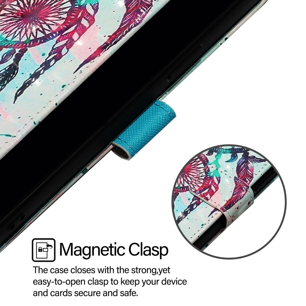 For Xiaomi 12 Lite Leather Flip Phone Case with 3D Painted Design, Card Holder, Wallet & Stand Function - Durable Protection & Easy Access
