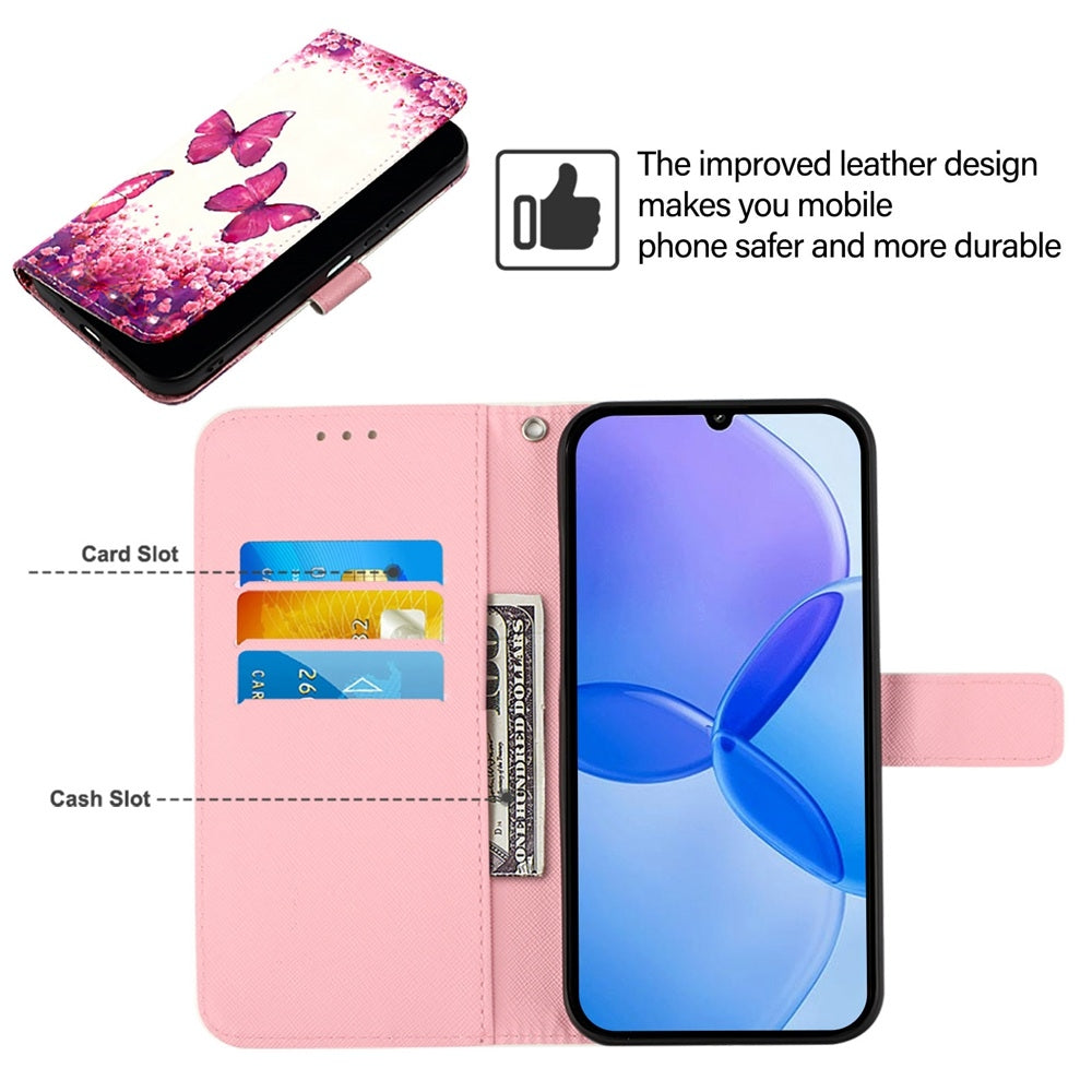 Xiaomi 13 Leather Flip Phone Case with 3D Painted Design, Card Holder, Wallet & Stand Function - Durable Protection & Easy Access