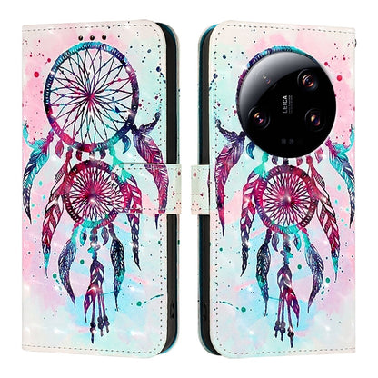 Xiaomi 13 Ultra Leather Flip Phone Case with 3D Painted Design, Card Holder, Wallet & Stand Function - Durable Protection & Easy Access