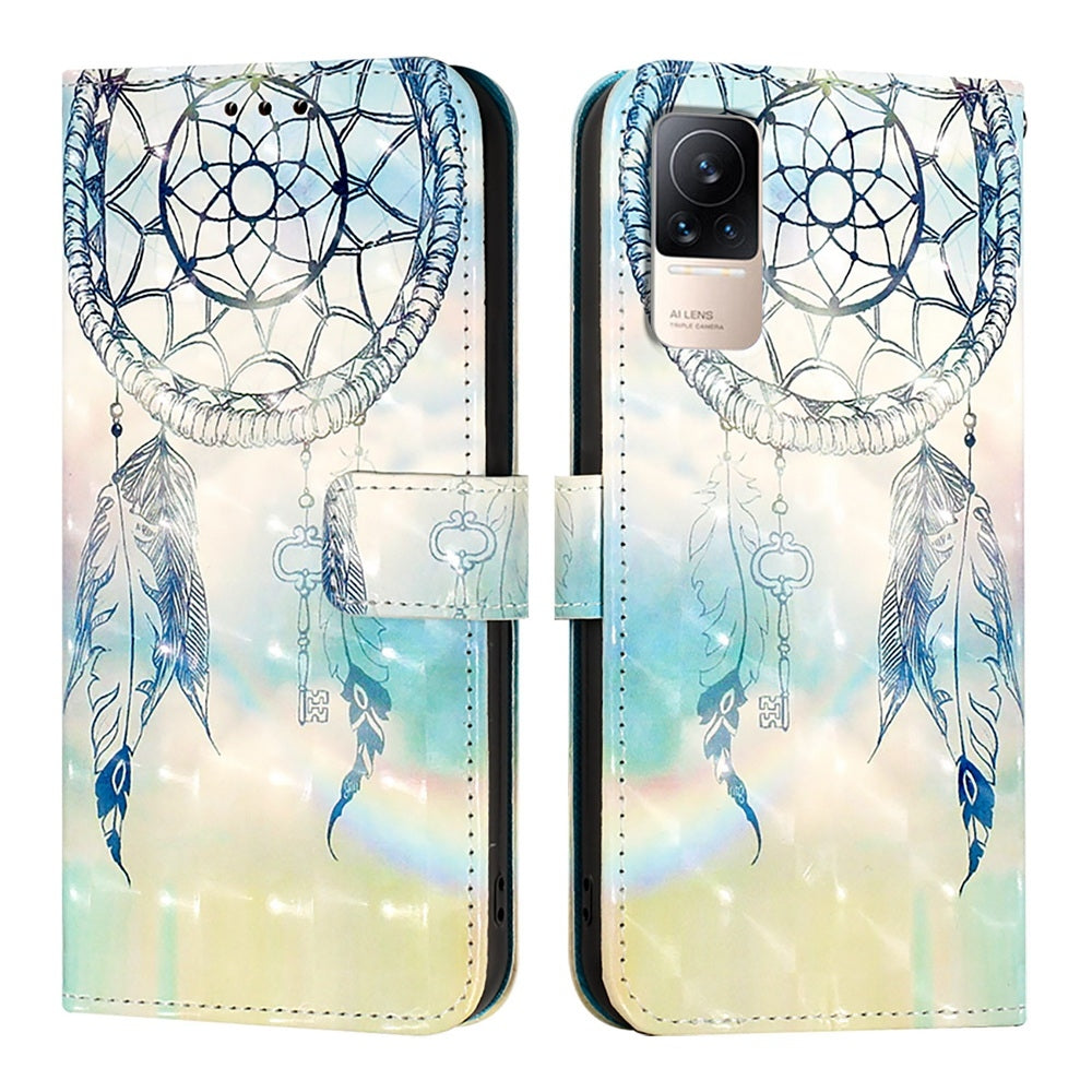 Xiaomi Civi 1S Leather Flip Phone Case with 3D Painted Design, Card Holder, Wallet & Stand Function - Durable Protection & Easy Access