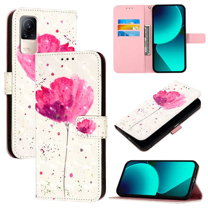 Xiaomi Civi 1S Leather Flip Phone Case with 3D Painted Design, Card Holder, Wallet & Stand Function - Durable Protection & Easy Access