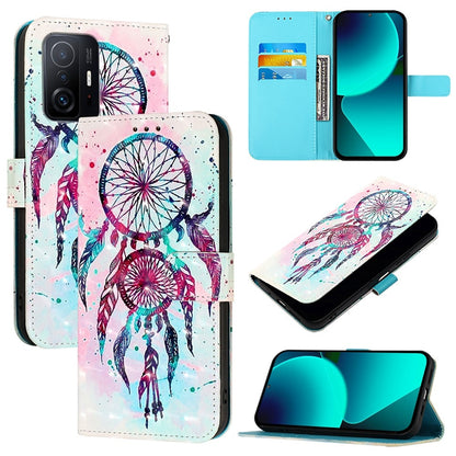 Xiaomi Mi 10T 5G Leather Flip Phone Case with 3D Painted Design, Card Holder, Wallet & Stand Function - Durable Protection & Easy Access