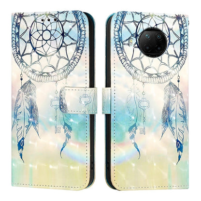 Xiaomi Mi 10T Lite 5G Leather Flip Phone Case with 3D Painted Design, Card Holder, Wallet & Stand Function - Durable Protection & Easy Access