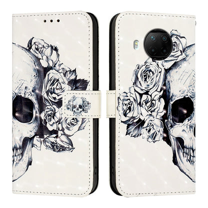 Xiaomi Mi 10T Lite 5G Leather Flip Phone Case with 3D Painted Design, Card Holder, Wallet & Stand Function - Durable Protection & Easy Access