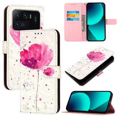 Xiaomi Mi 11 Ultra Leather Flip Phone Case with 3D Painted Design, Card Holder, Wallet & Stand Function - Durable Protection & Easy Access