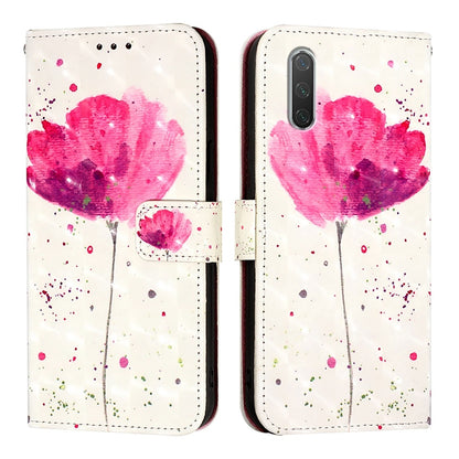 Xiaomi Mi A3 Leather Flip Phone Case with 3D Painted Design, Card Holder, Wallet & Stand Function - Durable Protection & Easy Access