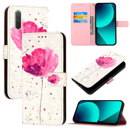 Xiaomi Mi A3 Leather Flip Phone Case with 3D Painted Design, Card Holder, Wallet & Stand Function - Durable Protection & Easy Access