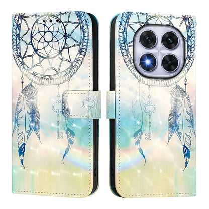 Xiaomi Poco X7 5G Leather Flip Phone Case with 3D Painted Design, Card Holder, Wallet & Stand Function - Durable Protection & Easy Access