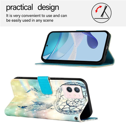 For vivo Y75 4G Leather Flip Phone Case with 3D Painted Design, Card Holder, Wallet & Stand Function - Durable Protection & Easy Access