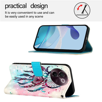 vivo V30e Global Leather Flip Phone Case with 3D Painted Design, Card Holder, Wallet & Stand Function - Durable Protection & Easy Access