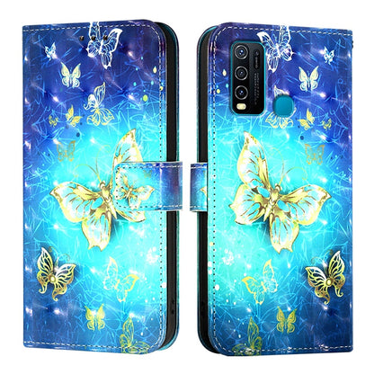 For vivo Y30 4G Global Leather Flip Phone Case with 3D Painted Design, Card Holder, Wallet & Stand Function - Durable Protection & Easy Access
