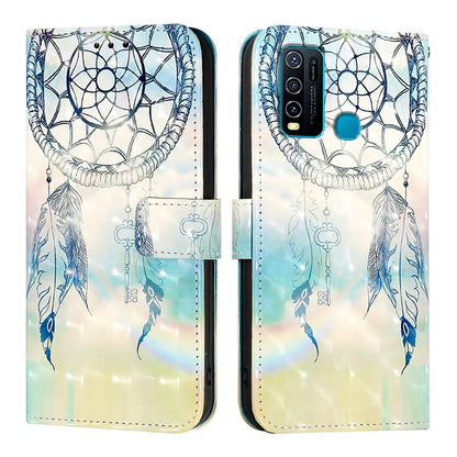 For vivo Y30 4G Global Leather Flip Phone Case with 3D Painted Design, Card Holder, Wallet & Stand Function - Durable Protection & Easy Access