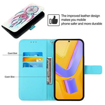 For vivo Y78+ Global Leather Flip Phone Case with 3D Painted Design, Card Holder, Wallet & Stand Function - Durable Protection & Easy Access