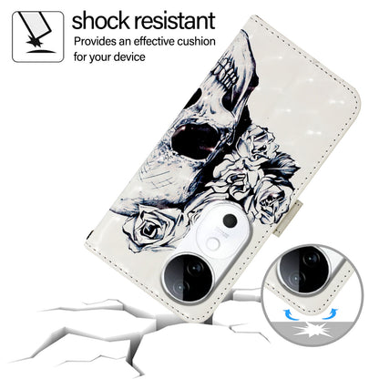 vivo S19 Leather Flip Phone Case with 3D Painted Design, Card Holder, Wallet & Stand Function - Durable Protection & Easy Access