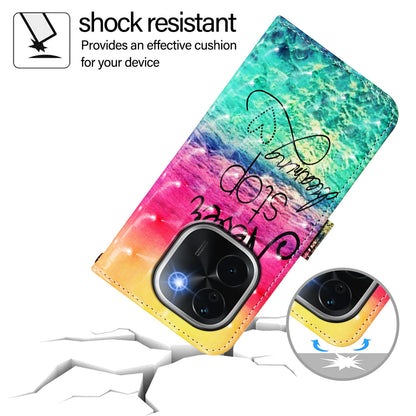 vivo iQOO Z9s Pro 5G India Leather Flip Phone Case with 3D Painted Design, Card Holder, Wallet & Stand Function - Durable Protection & Easy Access