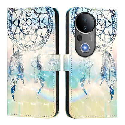 vivo S20 Pro Leather Flip Phone Case with 3D Painted Design, Card Holder, Wallet & Stand Function - Durable Protection & Easy Access