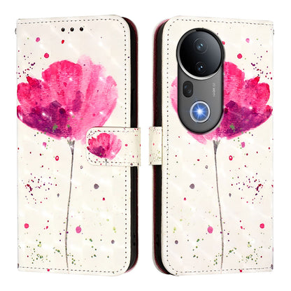 vivo S20 Pro Leather Flip Phone Case with 3D Painted Design, Card Holder, Wallet & Stand Function - Durable Protection & Easy Access