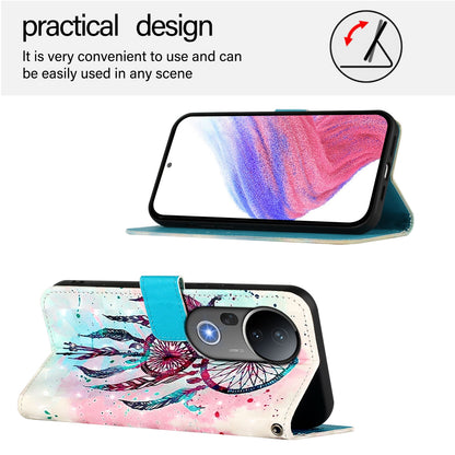 vivo S20 Pro Leather Flip Phone Case with 3D Painted Design, Card Holder, Wallet & Stand Function - Durable Protection & Easy Access