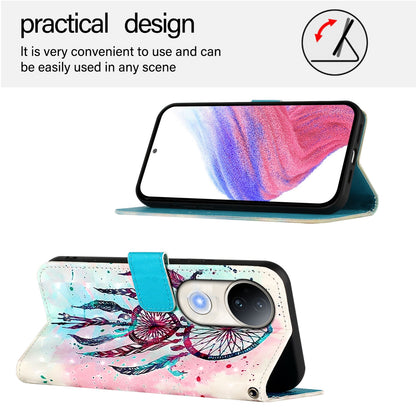 vivo S20 Leather Flip Phone Case with 3D Painted Design, Card Holder, Wallet & Stand Function - Durable Protection & Easy Access