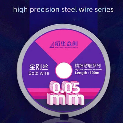 0.028mm x 100m Diamond Wire for Curved LCD Screen Separation - Efficient, Durable, Multi-functional Tool