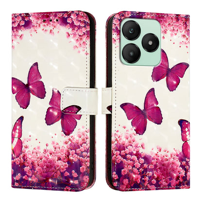 For Wiko T20 Leather Flip Phone Case with 3D Painted Design, Card Holder, Wallet & Stand Function - Durable Protection & Easy Access
