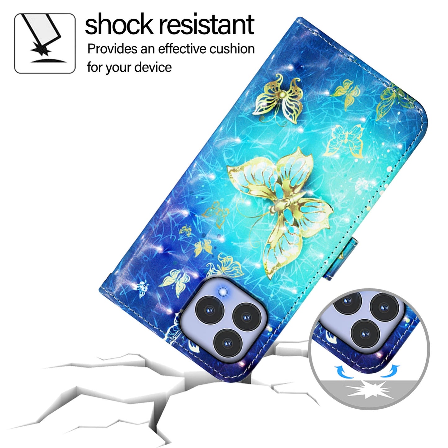 For Wiko T60 Leather Flip Phone Case with 3D Painted Design, Card Holder, Wallet & Stand Function - Durable Protection & Easy Access