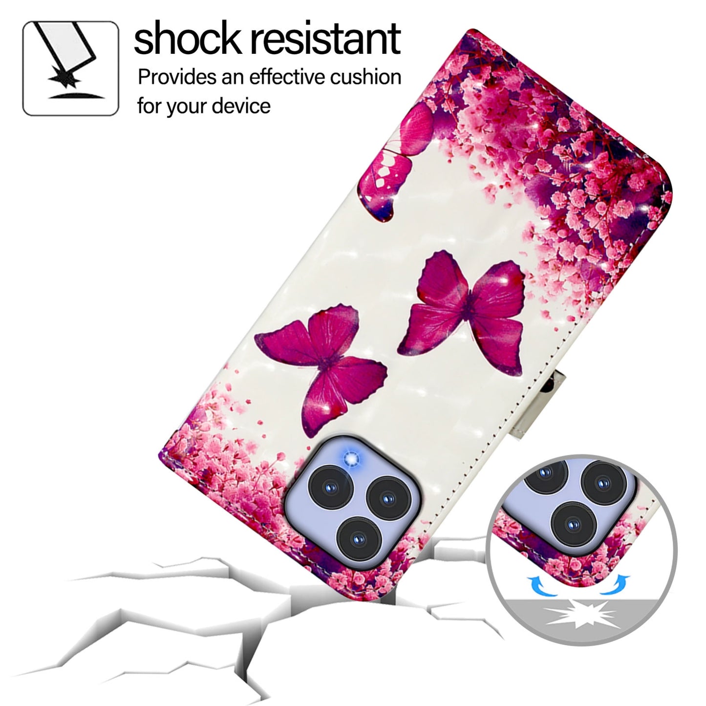 For Wiko T60 Leather Flip Phone Case with 3D Painted Design, Card Holder, Wallet & Stand Function - Durable Protection & Easy Access