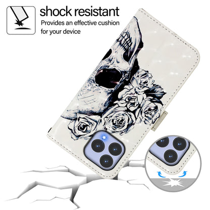 For Wiko T60 Leather Flip Phone Case with 3D Painted Design, Card Holder, Wallet & Stand Function - Durable Protection & Easy Access