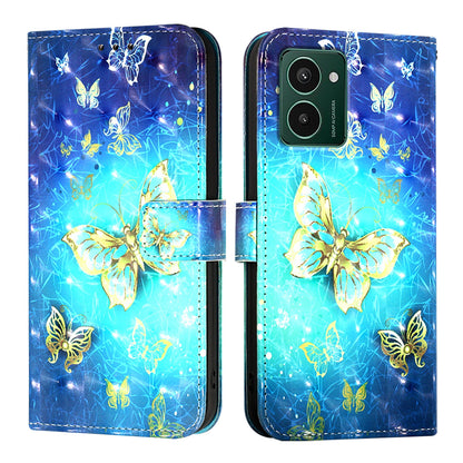 HMD Pulse Pro Leather Flip Phone Case with 3D Painted Design, Card Holder, Wallet & Stand Function - Durable Protection & Easy Access