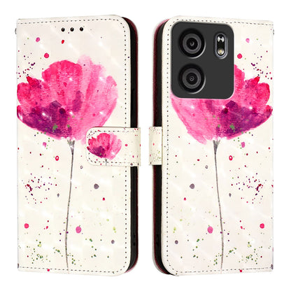BLU View 5 Leather Flip Phone Case with 3D Painted Design, Card Holder, Wallet & Stand Function - Durable Protection & Easy Access