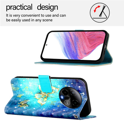 BLU Bold K50 Leather Flip Phone Case with 3D Painted Design, Card Holder, Wallet & Stand Function - Durable Protection & Easy Access