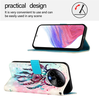 BLU Bold K50 Leather Flip Phone Case with 3D Painted Design, Card Holder, Wallet & Stand Function - Durable Protection & Easy Access
