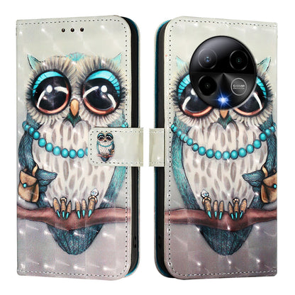 BLU Bold K50 Leather Flip Phone Case with 3D Painted Design, Card Holder, Wallet & Stand Function - Durable Protection & Easy Access