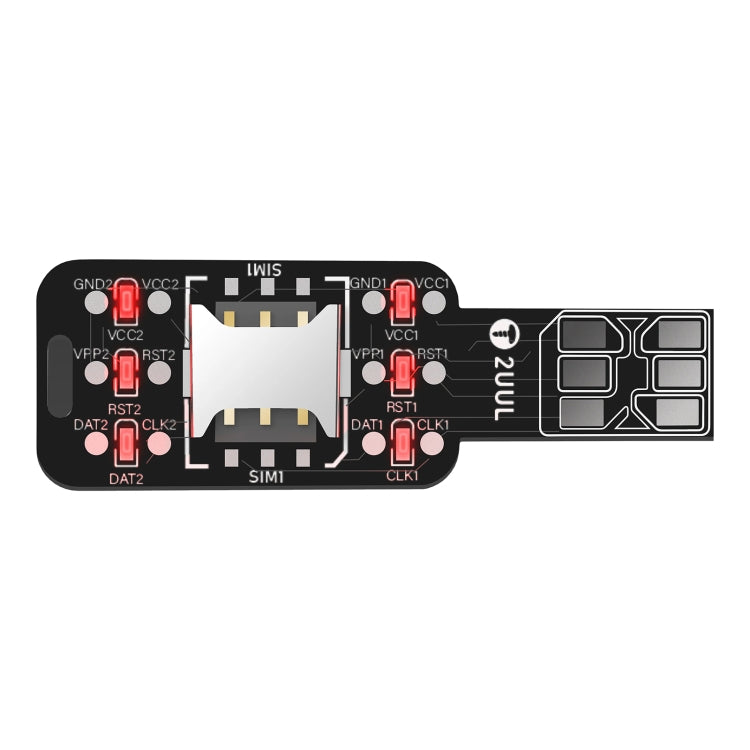 2UUL SM01 Dual SIM Checker Card Testing Board - Quick, User-Friendly SIM Functionality & Signal Strength Tester