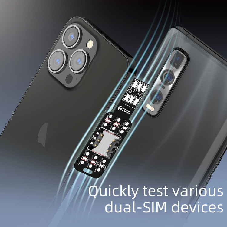 2UUL SM01 Dual SIM Checker Card Testing Board - Quick, User-Friendly SIM Functionality & Signal Strength Tester