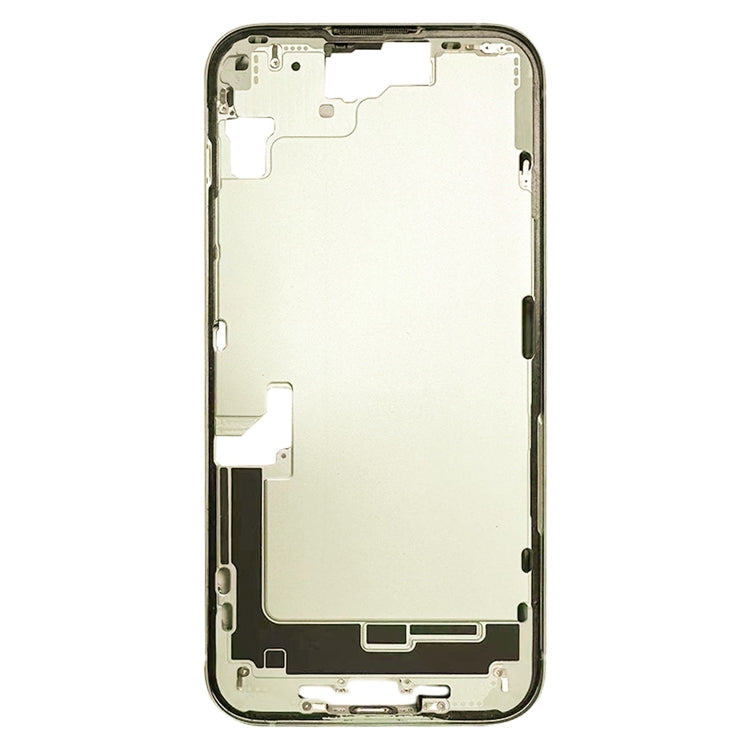 iPhone 15 Replacement Middle Frame Bezel Plate with Side Keys & Card Tray (CE EU Version, Yellow)