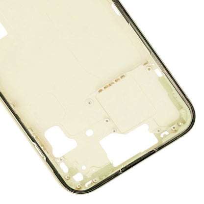 iPhone 15 Replacement Middle Frame Bezel Plate with Side Keys & Card Tray (CE EU Version, Yellow)