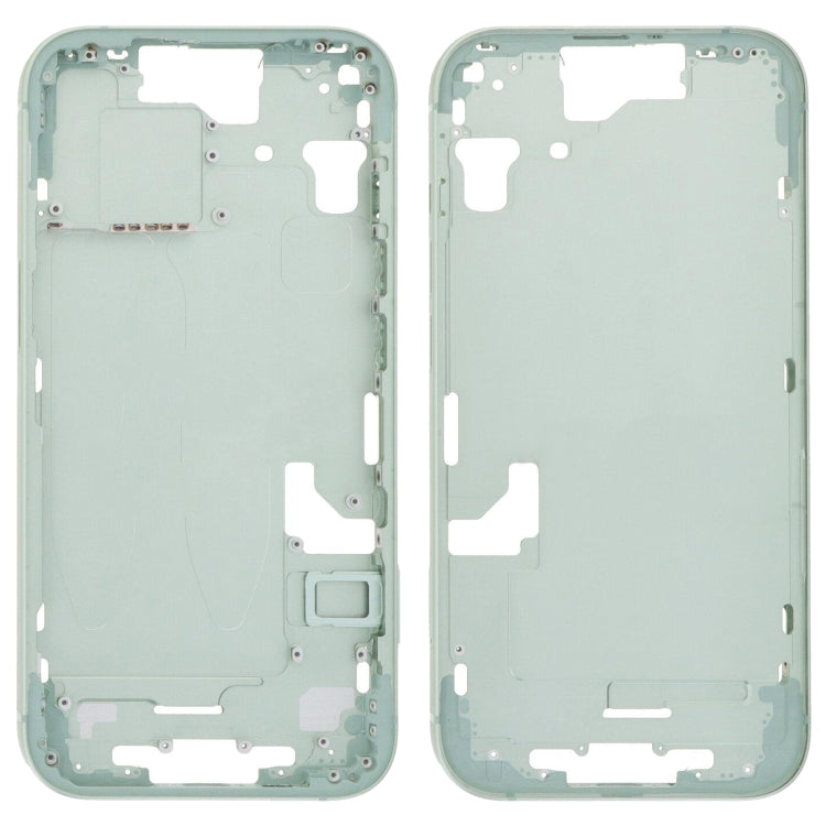 iPhone 15 Green Middle Frame Bezel Plate with Side Keys & Card Tray Replacement (CE EU Version)