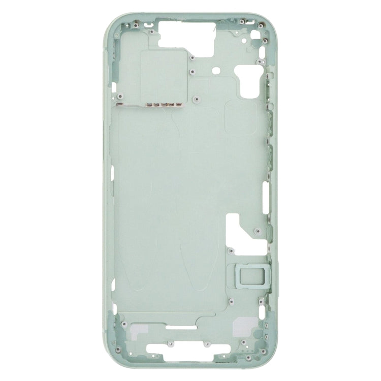 iPhone 15 Green Middle Frame Bezel Plate with Side Keys & Card Tray Replacement (CE EU Version)